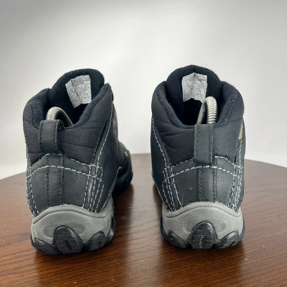 Merrell Coda Mid Boots Mens 8 Black Leather Lace Up Waterproof Outdoor Ortholite